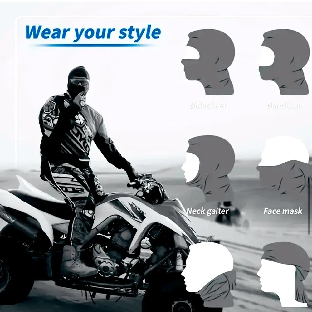 New - Ultimate UV Protection Neck Gaiter - Unisex Convertible Outdoor Hat